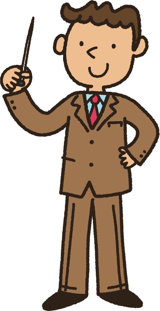 OnlineLabels Clip Art - Male Instructor